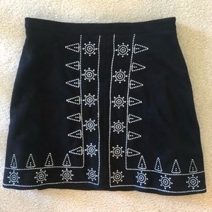 LF suede skirt